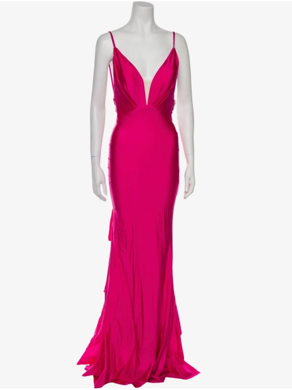 Satin Long Dress